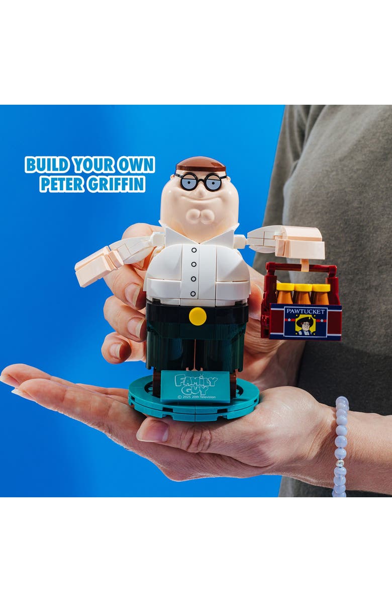 Brickcraft Family Guy Peter Griffin Building Set, Alternate, color, NO COLOR