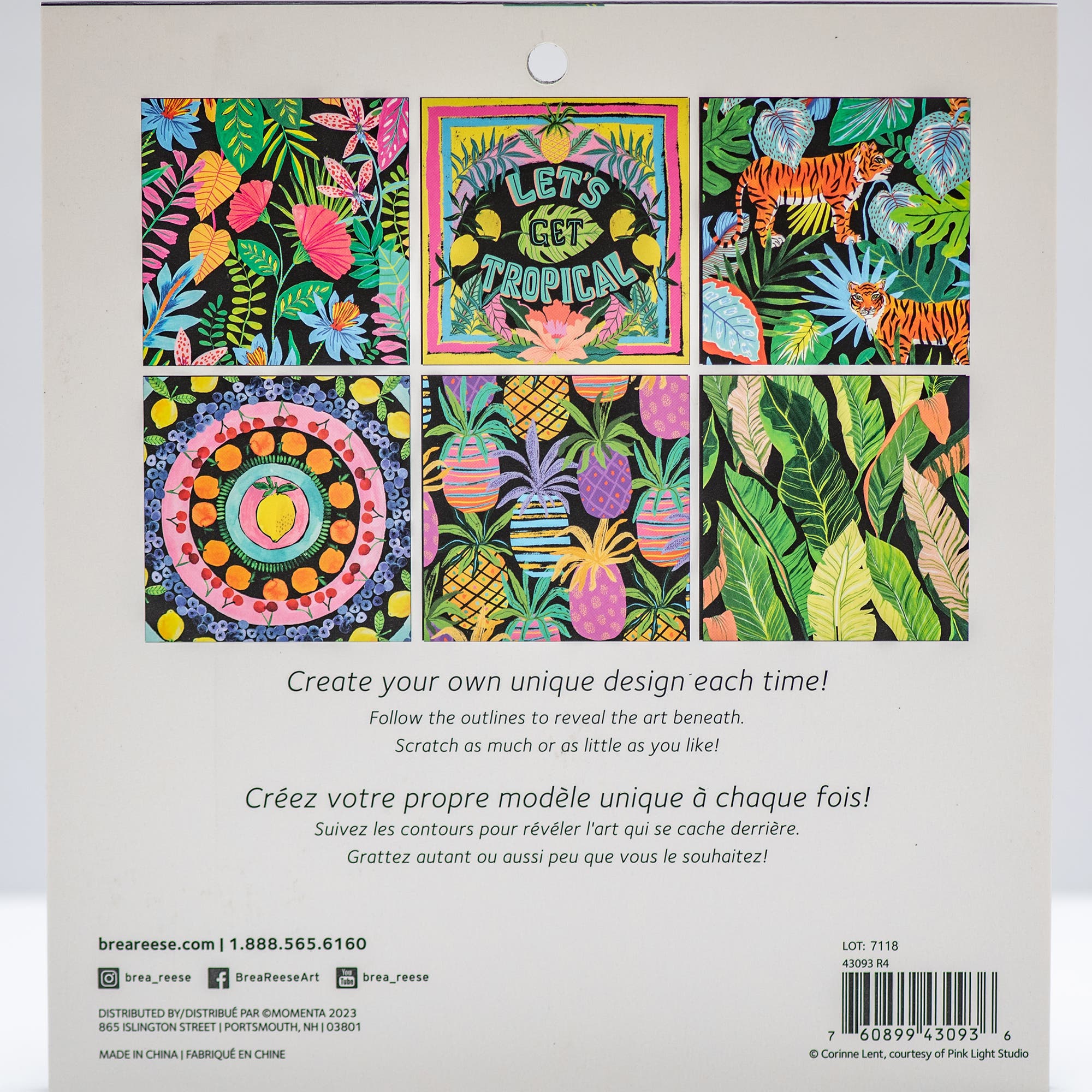 Brea Reese Tropical Scratch Art Paper Pad | Nordstrom