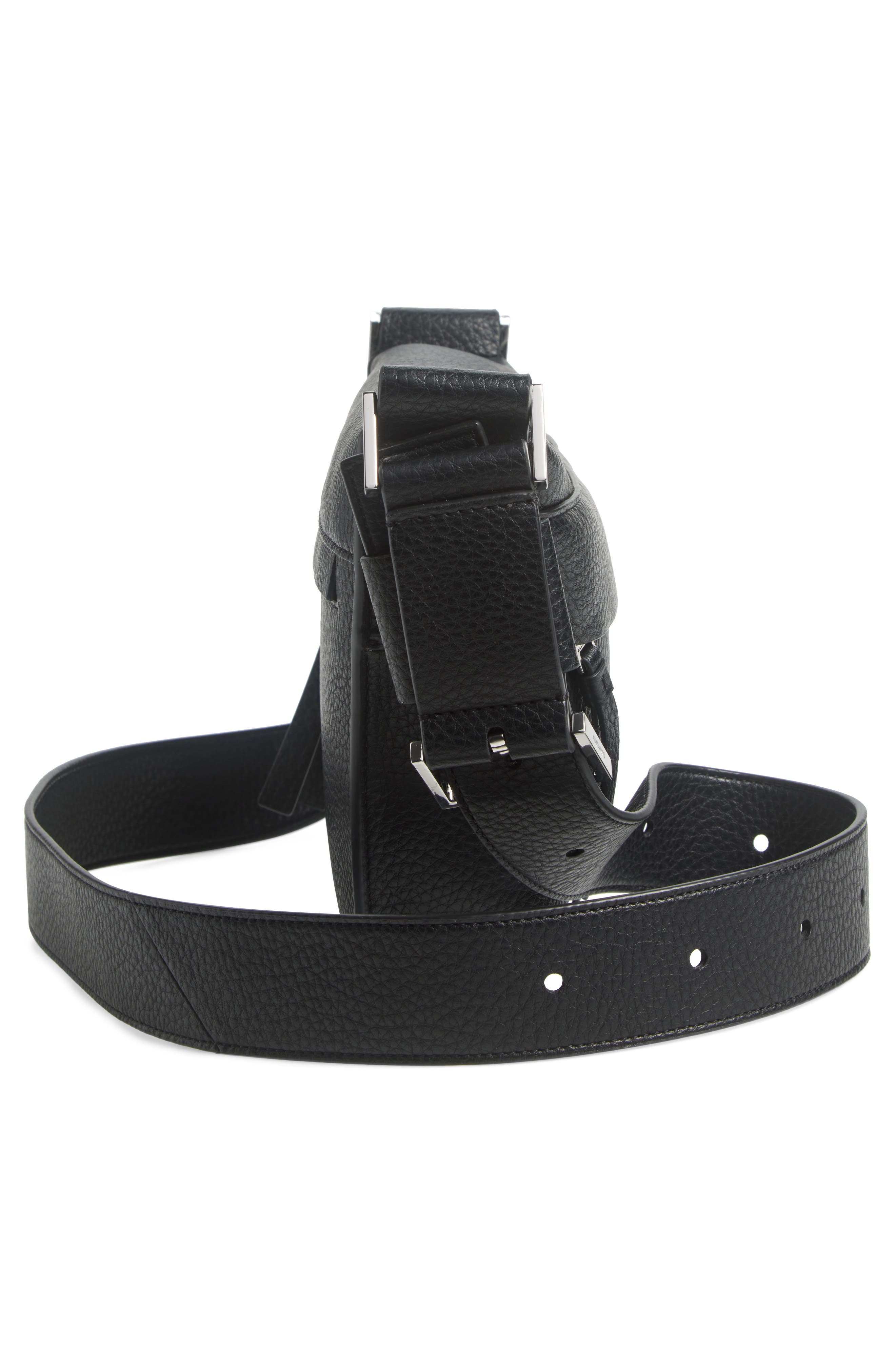 AllSaints Colette Leather Crossbody Bag, Alternate, color, 