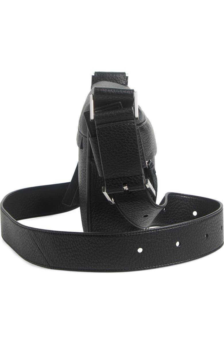 AllSaints Colette Leather Crossbody Bag, Alternate, color,