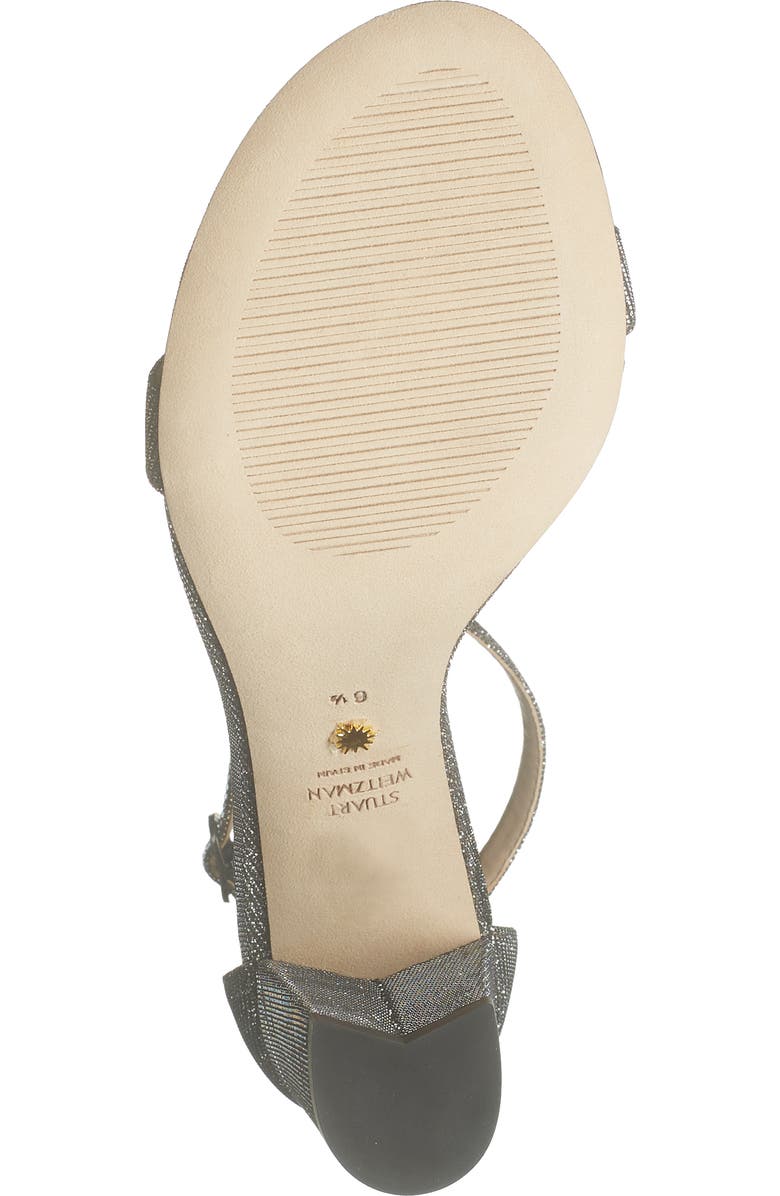 Stuart Weitzman Nearly Nude Block Heel Sandal, Alternate, color,