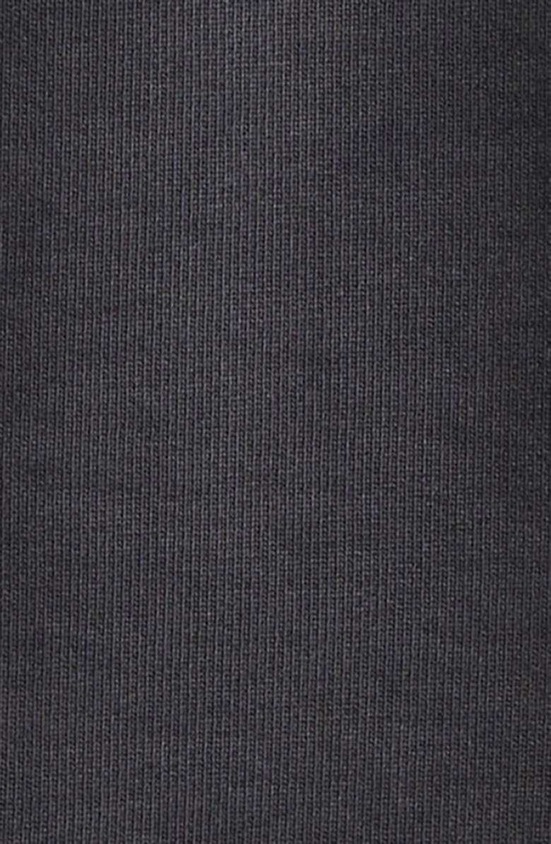 Double RL Cotton & Wool French Terry Crewneck Sweatshirt, Alternate, color, Black Heather