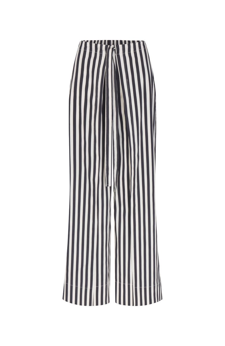 SIMONMILLER Lima Poplin Pant, Alternate, color, Black/White Stripe