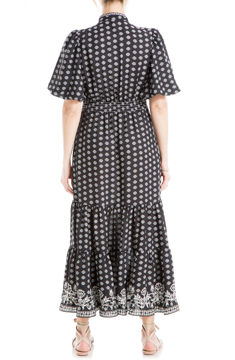 MAX STUDIO Floral Tiered Maxi Dress, Alternate, color,