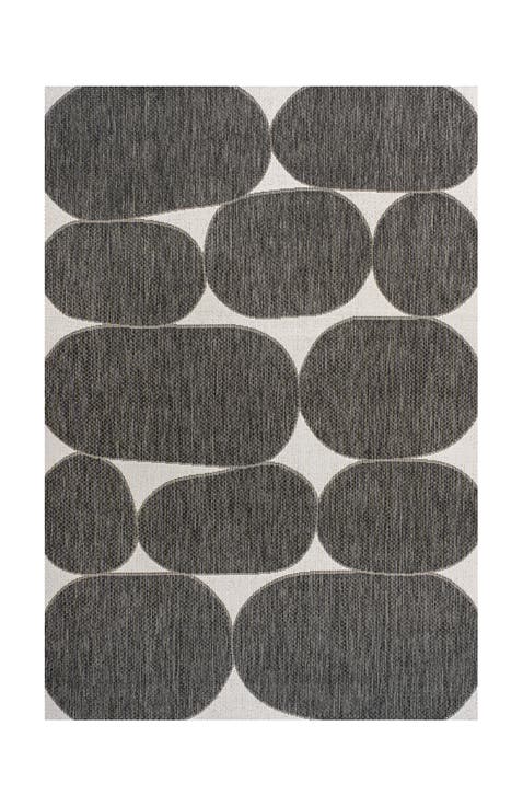 Rayna Modern Geometric Organic Shapes Indoor/Outdoor Area Rug