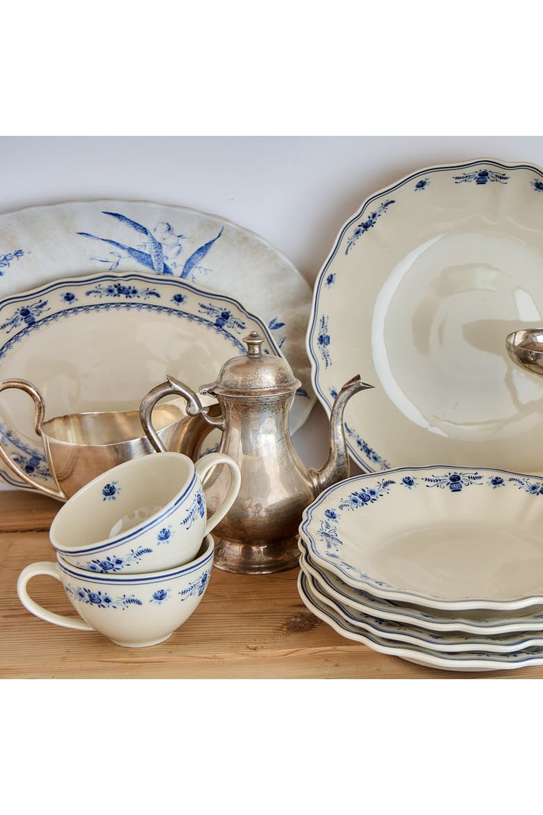 Vila Oval platter, Alternate, color, Beige-blue