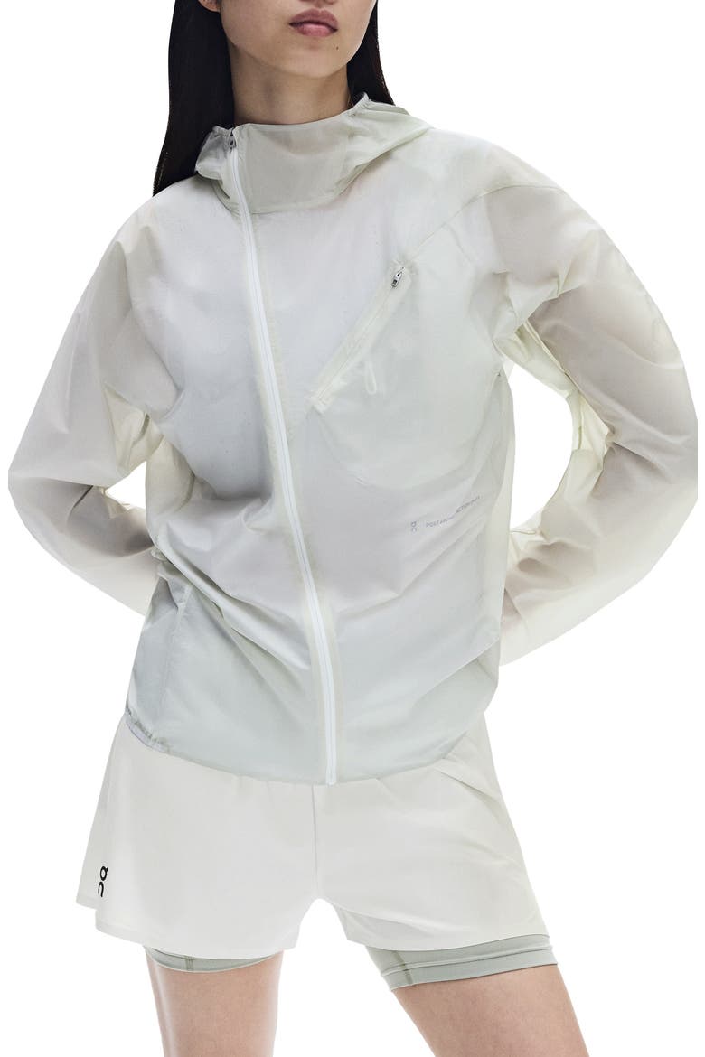 x PAF Zero Water Repellent Hooded Running Jacket, Main, color, ICE