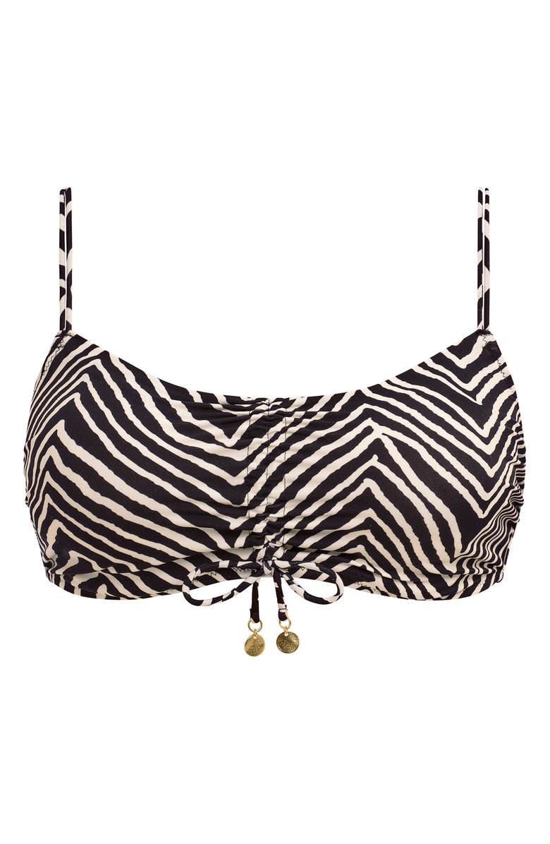 Freya Fiji Bralette Bikini Top, Alternate, color, Black