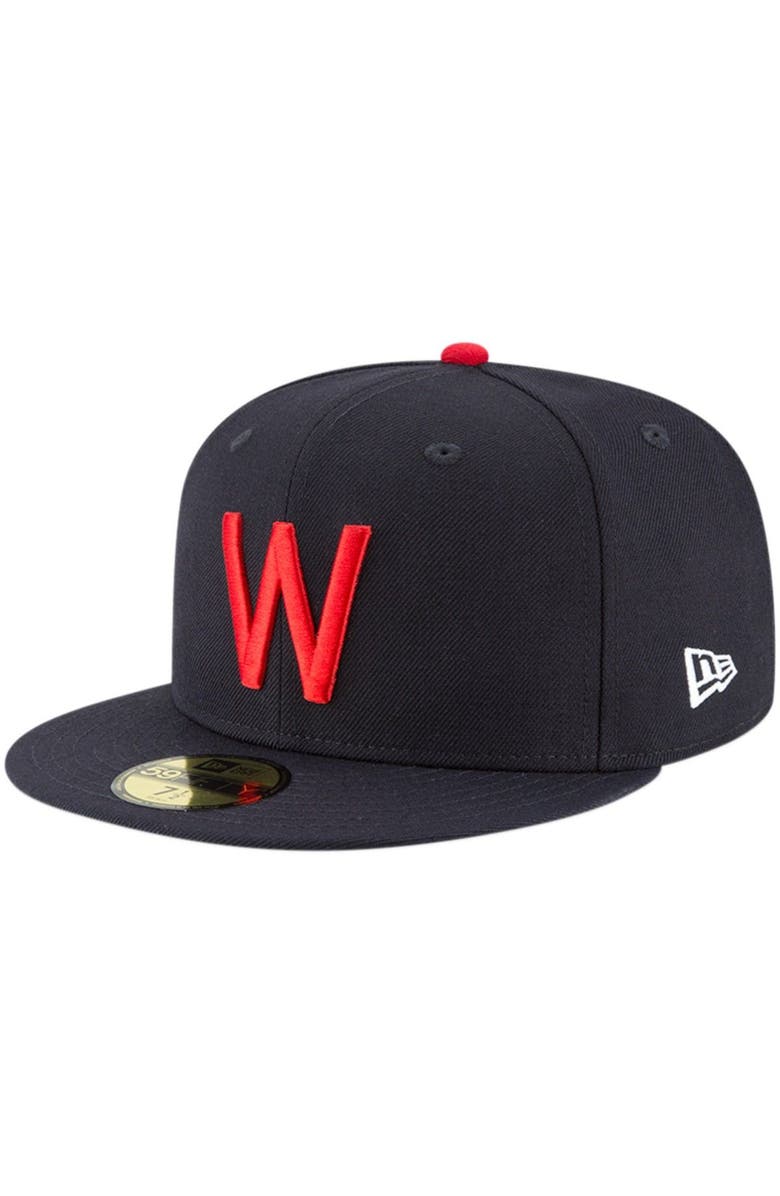 New Era Men's New Era Navy Washington Senators Cooperstown Collection Wool 59FIFTY Fitted Hat, Alternate, color, 