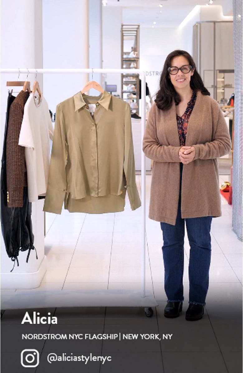 Object of Affection Silk Button-Up Shirt, sales video thumbnail