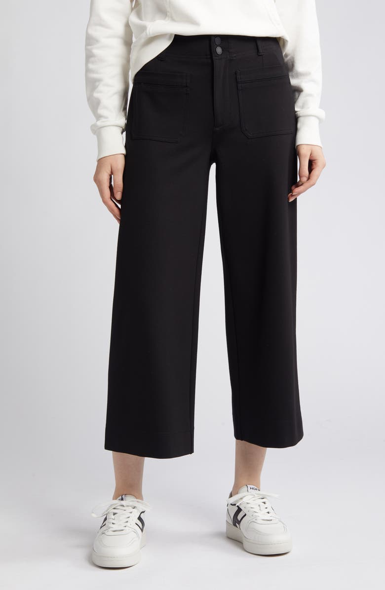 Wit & Wisdom 'Ab'Solution Skyrise Patch Pocket Wide Leg Pants, Alternate, color, 