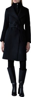 Mackage Norita Wool Coat with Removable Bib
