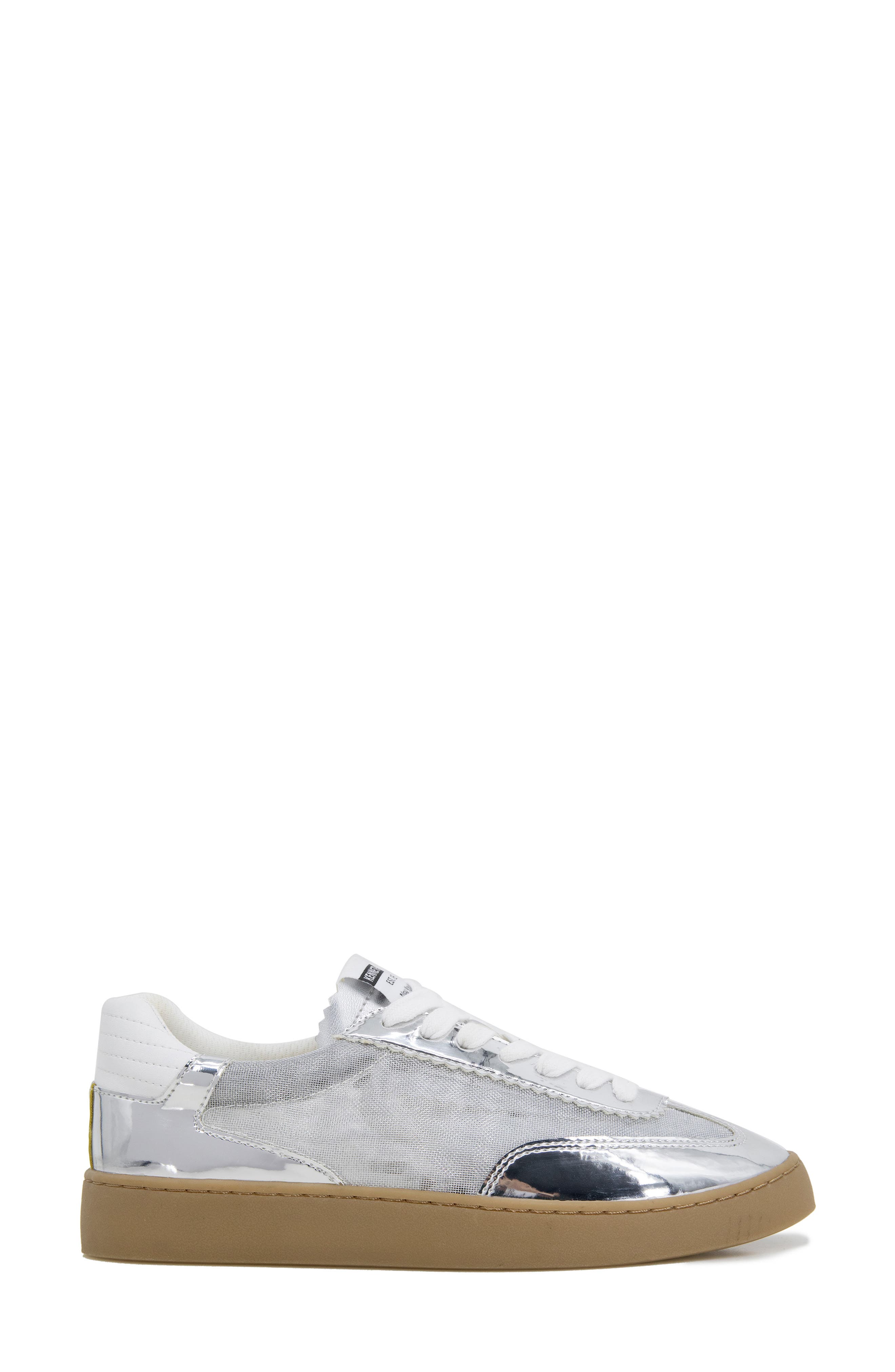 Kenneth Cole Sam Platform Sneaker, Alternate, color, Silver Mesh