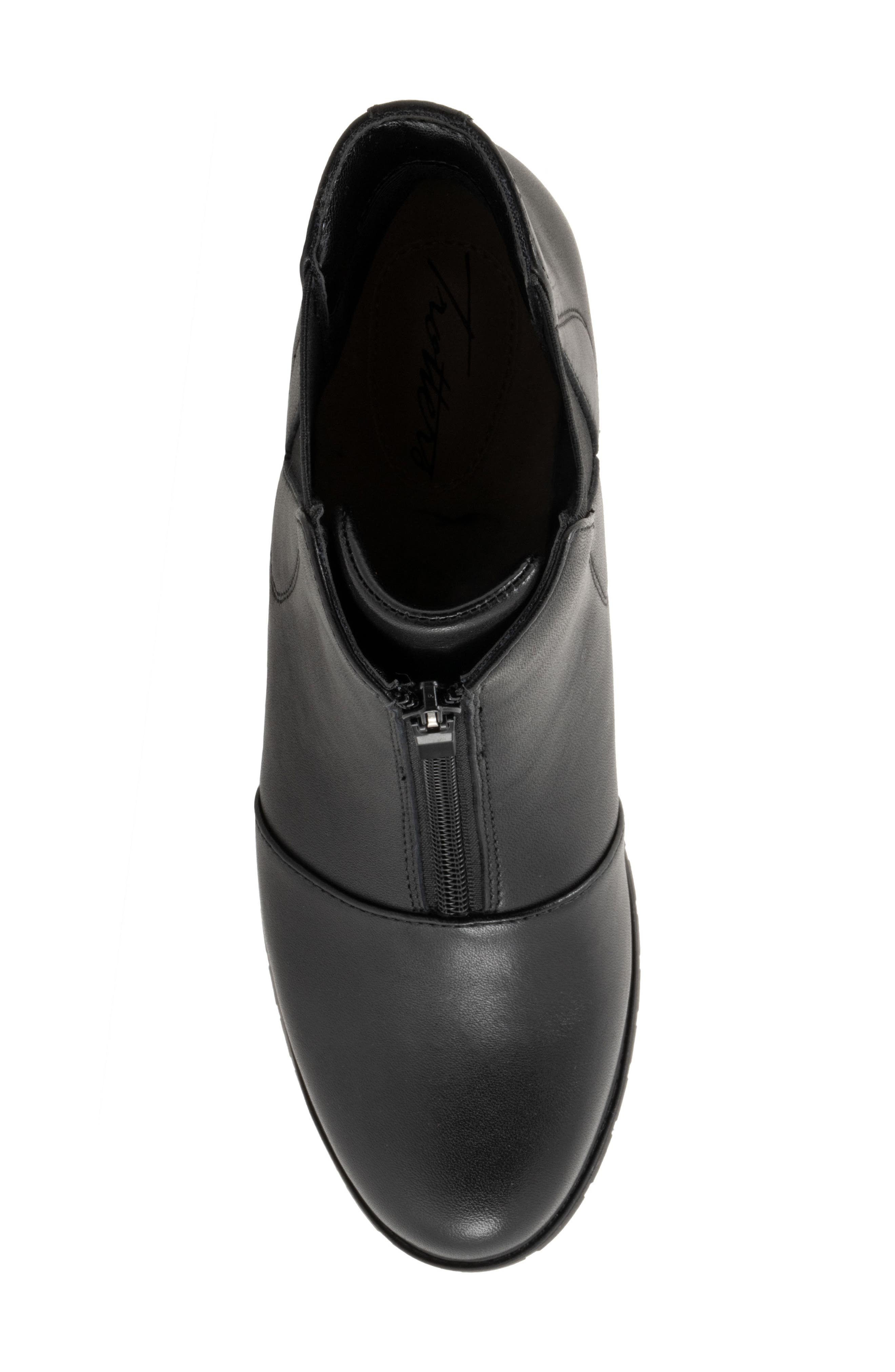 SoftWalk<sup>®</sup> Marni Cap Toe Bootie, Alternate, color, Black