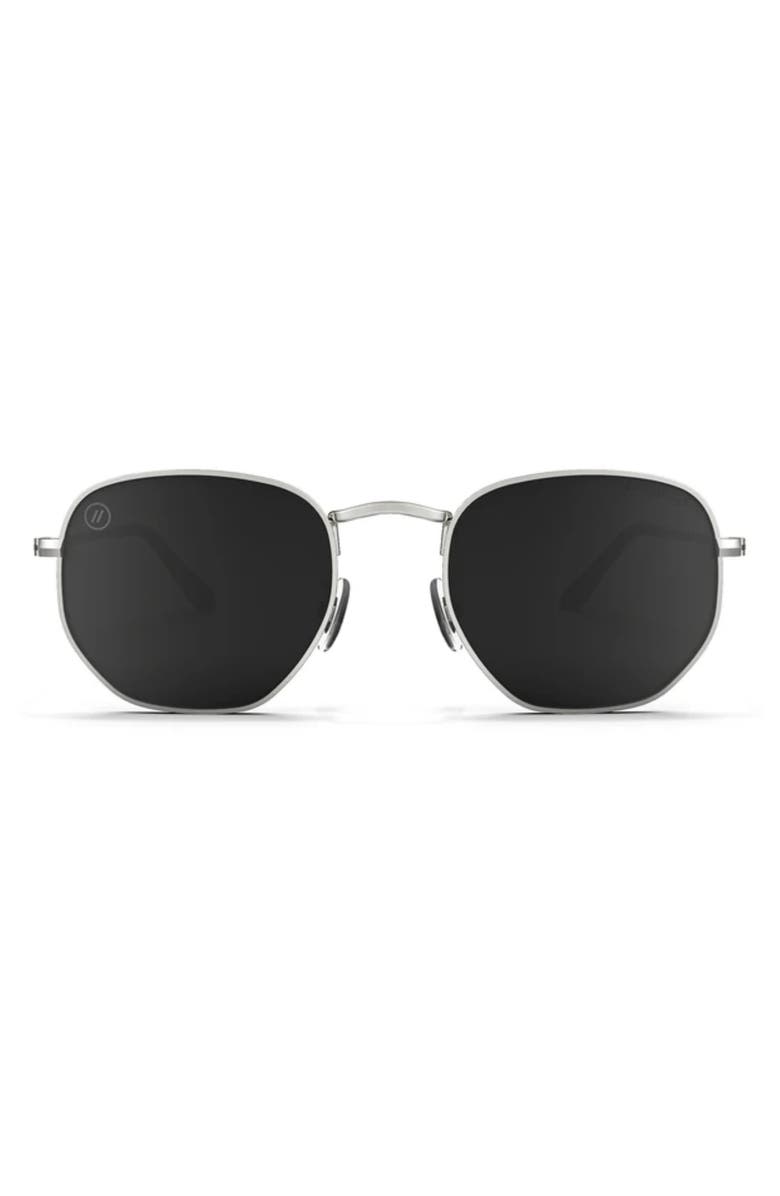 Blenders Eyewear Hexagram 50mm Polarized Aviator Sunglasses, Main, color, 