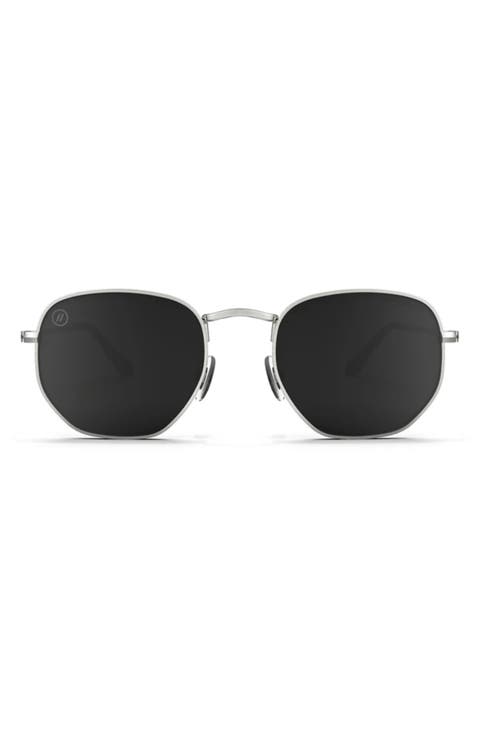 Hexagram 50mm Polarized Aviator Sunglasses