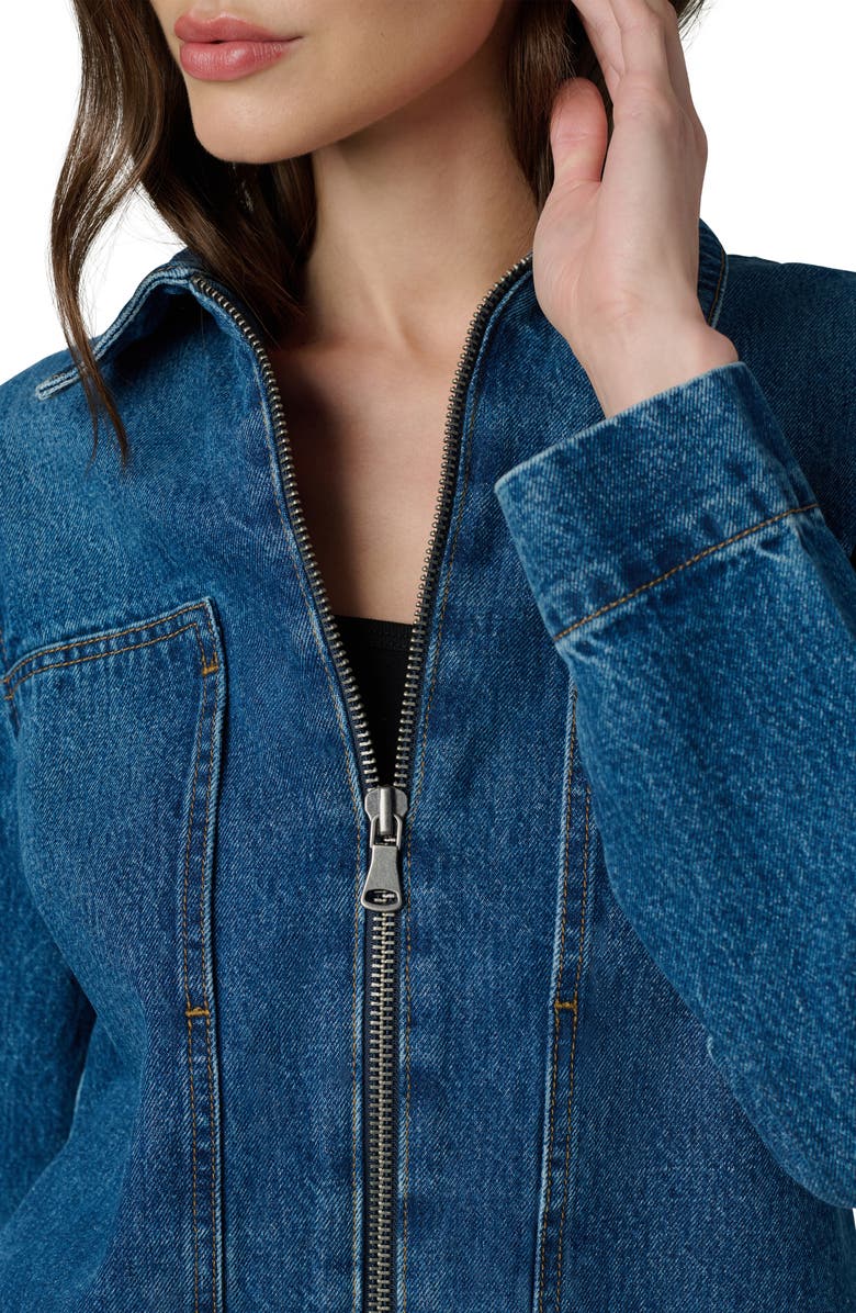 Joe's Boxy Zip Denim Jacket, Alternate, color, 