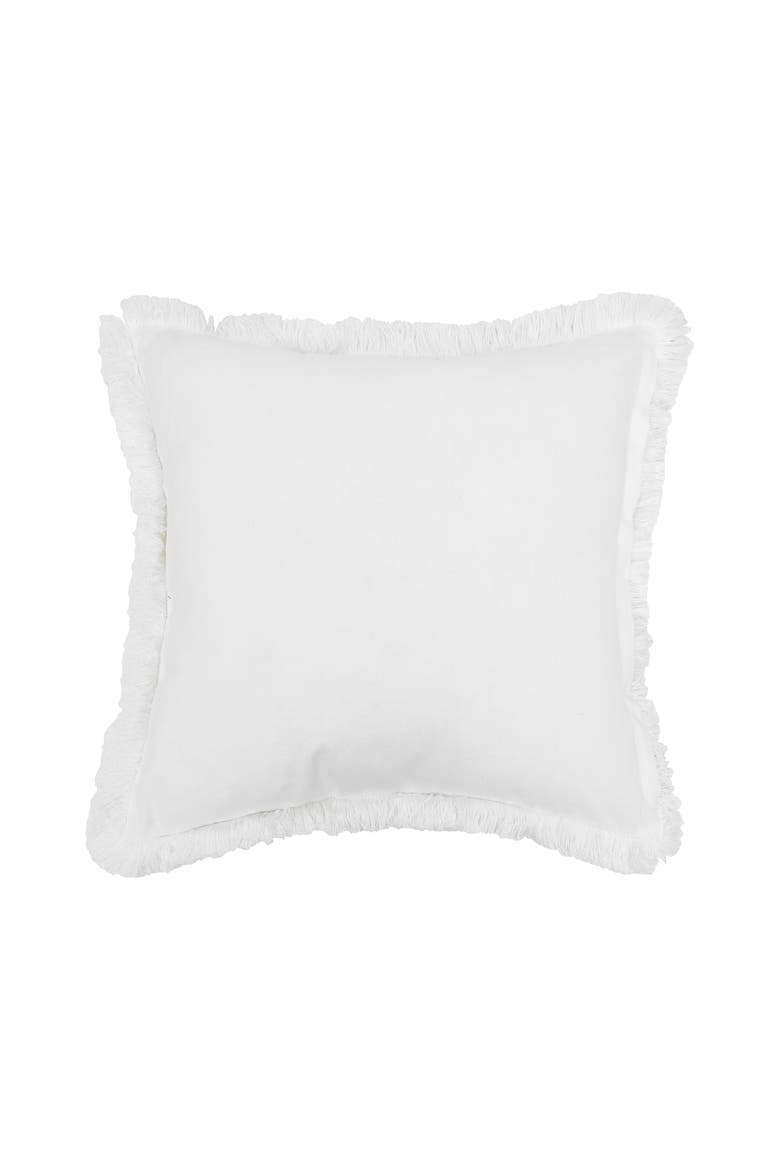 Botanical Dragonfly HD Printed Spring Accent Throw Pillow 18" x 18", Alternate, color, White
