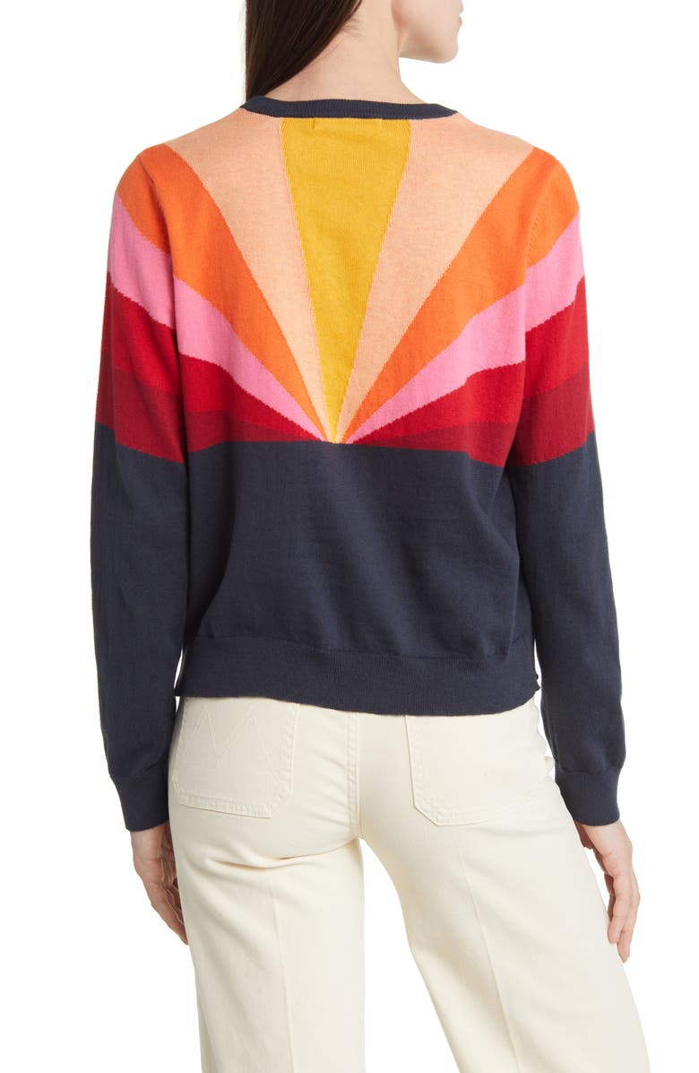 Marine Layer Sunset Icon Cotton Sweater, Alternate, color, 