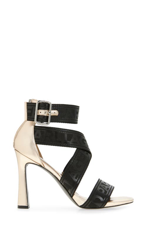 Karl Lagerfeld Paris Careliz Ii Strappy Sandal In White Gold