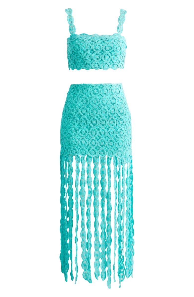 Saylor Fantina Cotton Blend Lace Two-Piece Dress, Alternate, color,