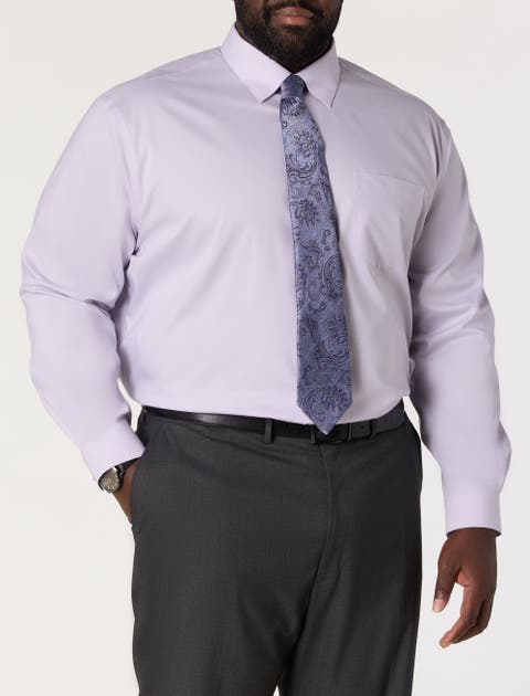 Big & Tall Wrinkle-resistant Solid Dress Shirt