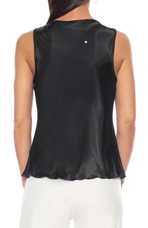 Tash And Sophie Chain Strap Satin Top