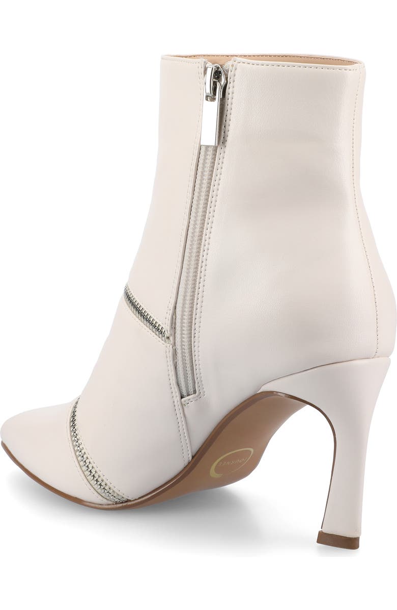 Journee Collection Catoa Zip Boot - Wide Width Available, Alternate, color, Bone