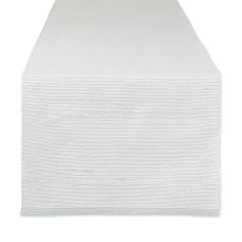 Recycled Cotton/Poly Chambray Fine Ribbed 13x72" Table Runner