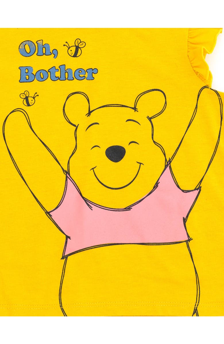 Disney Winnie the Pooh Cosplay Tank Top & Shorts Set, Alternate, color, Yellow