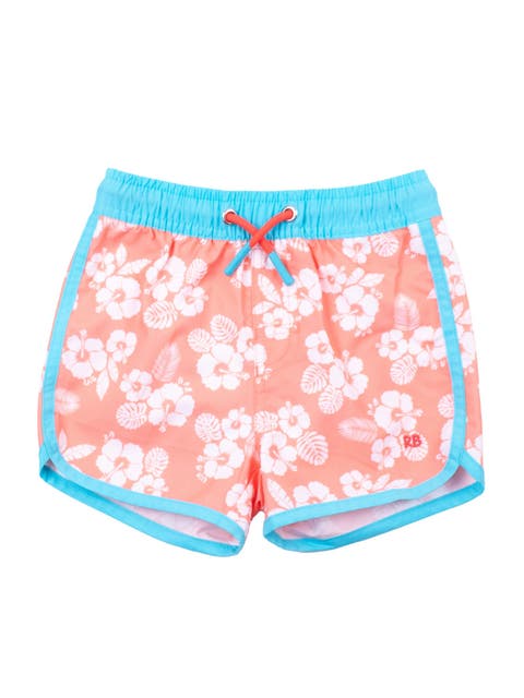 Baby Boys UPF50+ Sun Protected Dolphin Hem Swim Trunks