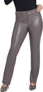 NYDJ Marilyn Faux Leather Straight Leg Pants