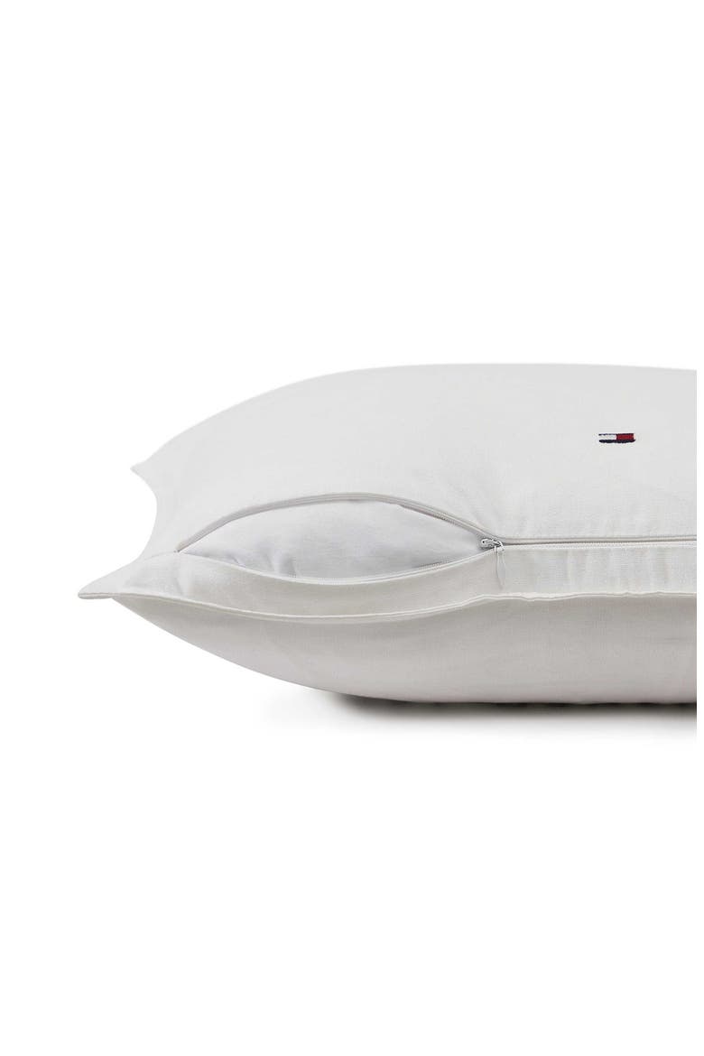 Flag Graphic Accent Pillow, Alternate, color, WHITE/ BLUE/ RED
