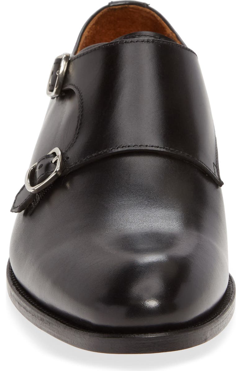 Jack Erwin Leroy Double Monk Strap Shoe, Alternate, color,