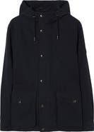 Burberry Gabardine Euston Hooded Jacket with Warmer