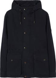 Burberry Gabardine Euston Hooded Jacket with Warmer