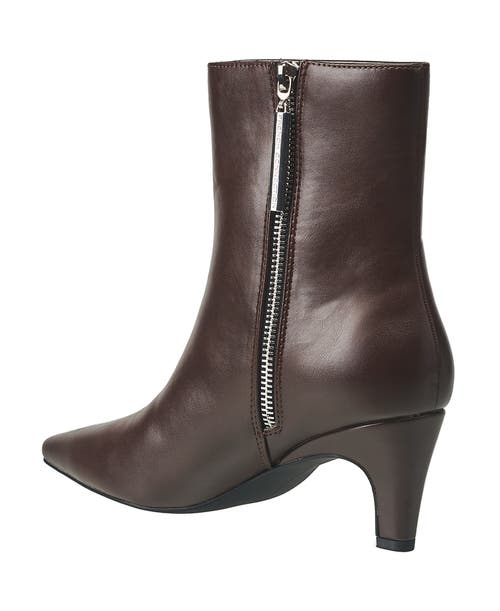 French Connection Women's Alex Kitten Heel Booties In Brown