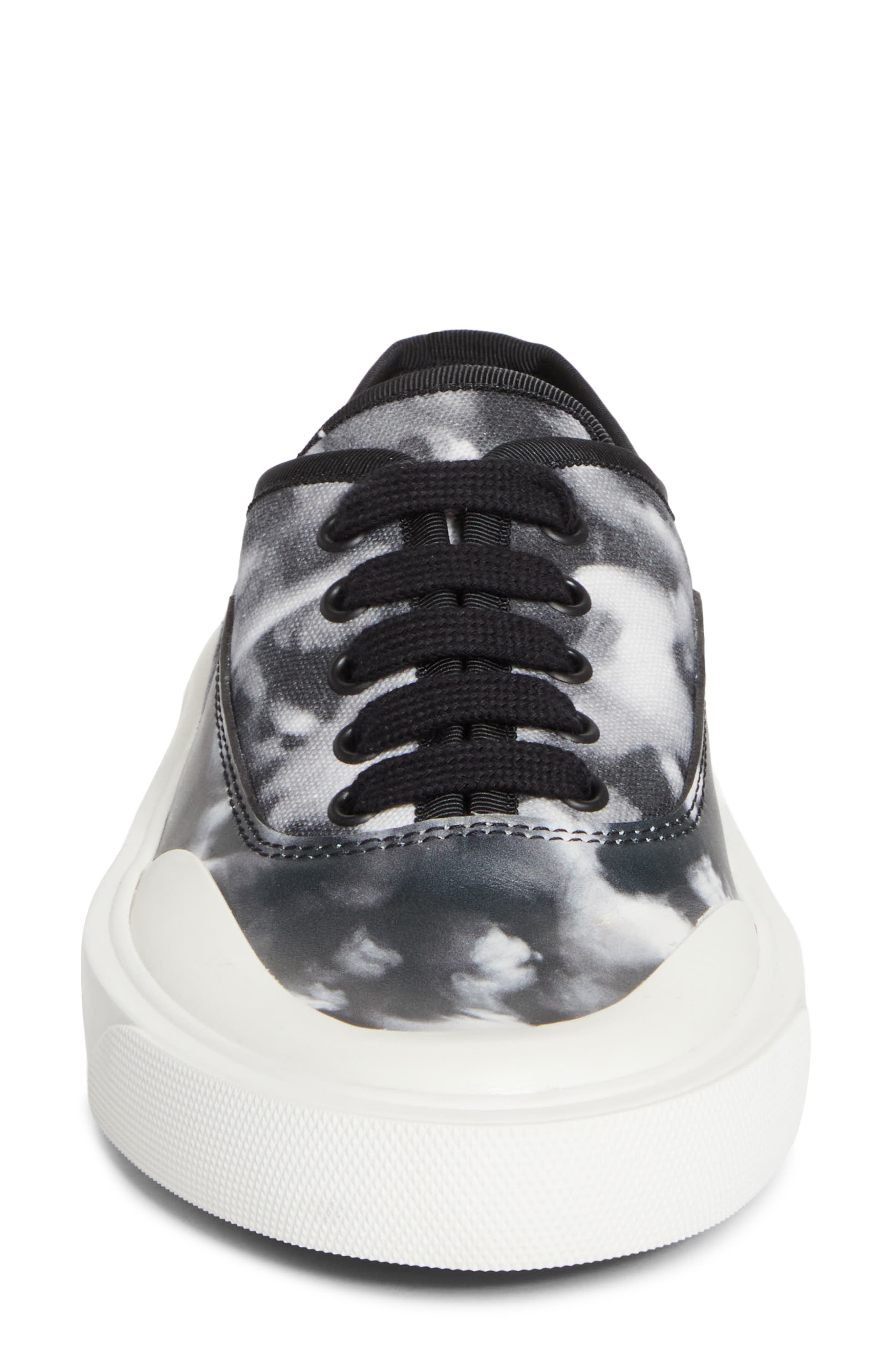 Christian Louboutin Moises Print Tactical Skate Sneaker, Alternate, color, B030-Black White