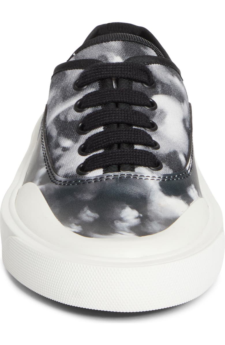 Christian Louboutin Moises Print Tactical Skate Sneaker, Alternate, color, B030-Black White