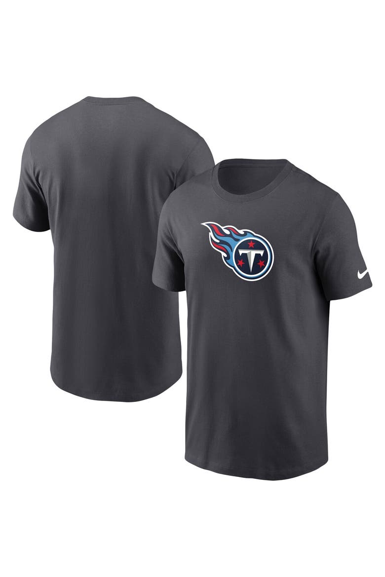 Men's Nike Charcoal Tennessee Titans Primary Logo T-Shirt, Alternate, color, Charcoal