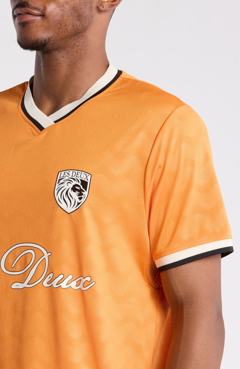 Les Deux The Netherlands Football Jersey, Alternate, color, Orange Peel