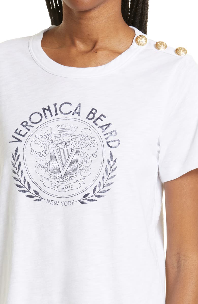 Veronica Beard Carla Logo Graphic T-Shirt, Alternate, color,