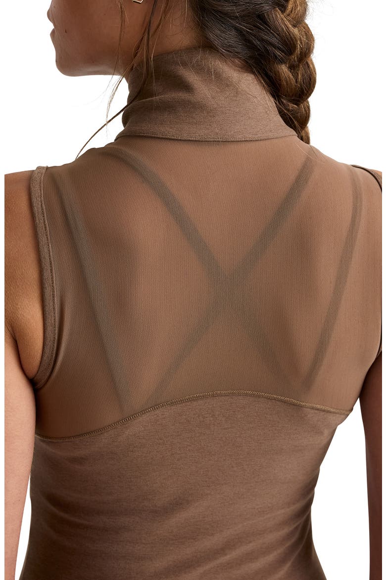Venice Zip Vest, Alternate, color, TRUE CHOCOLATE HEATH