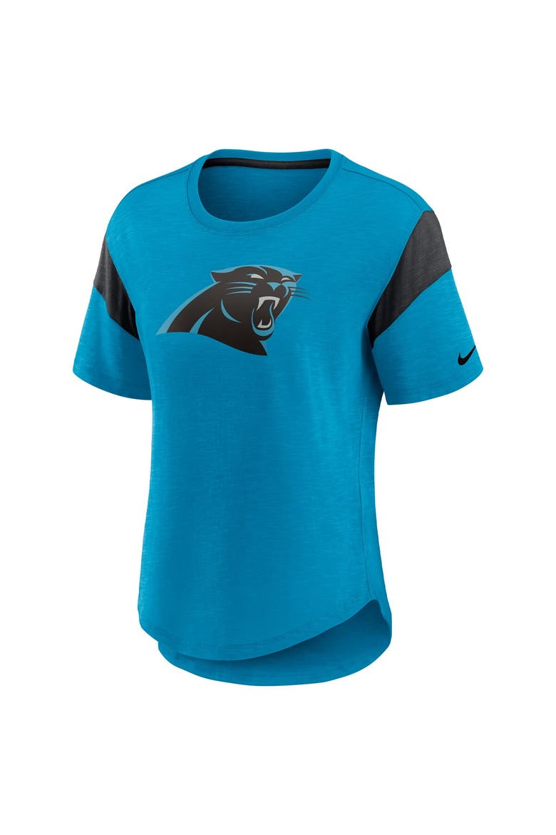 Women's Nike Blue Carolina Panthers Primary Logo Fashion Top, Alternate, color, Blue