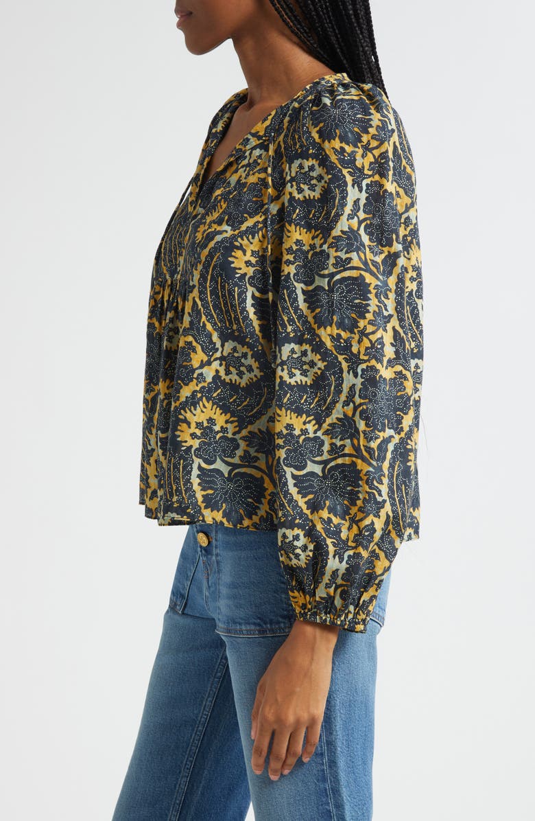 Ulla Johnson Brea Floral Top, Alternate, color, Luna