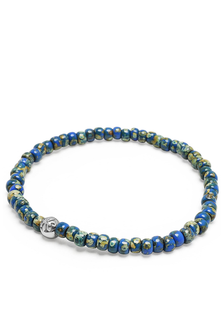 Blue Lapis Japanese Miyuki Bead Wristband, Main, color, Blue Lapis
