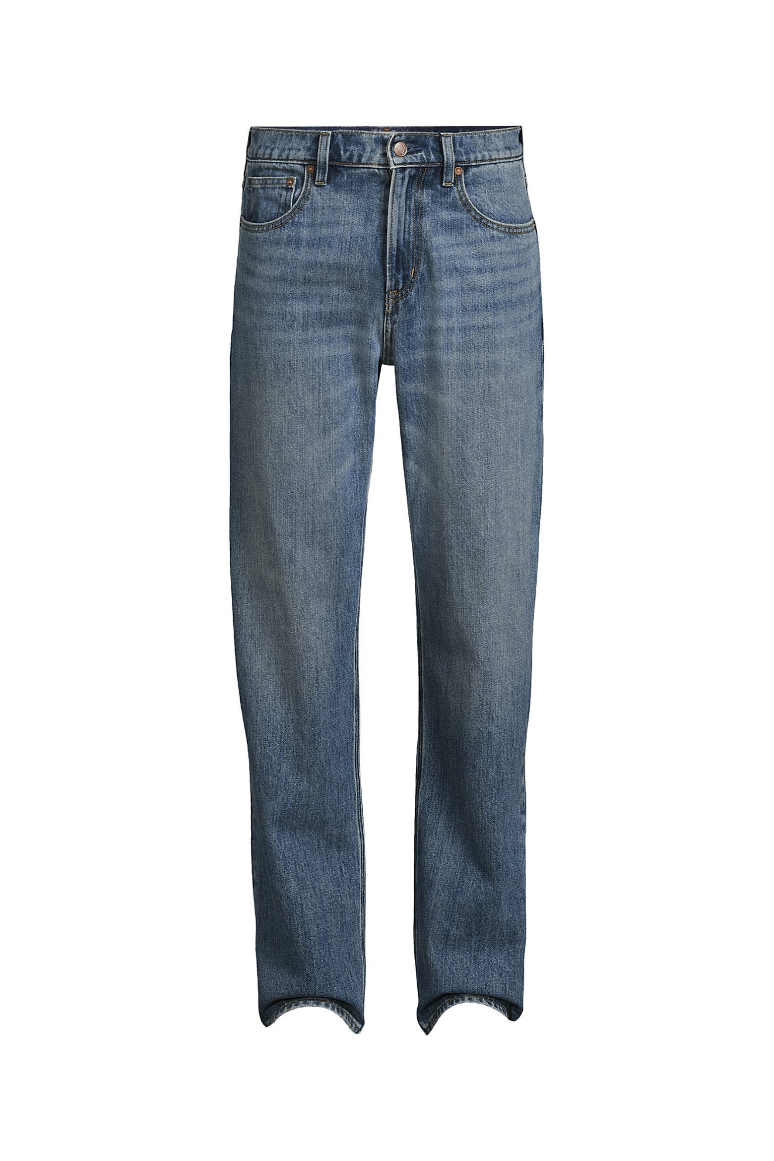 Medium Rigid Length Lands' End Rigid Comfort Waist Classic Fit Jean (Men) | Nordstrom