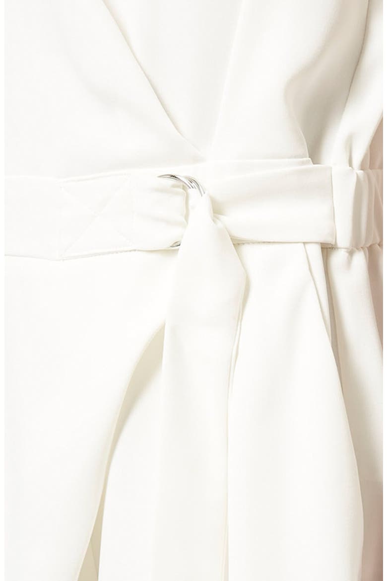 D-Ring High Neck Romper, Alternate, color, CREAM