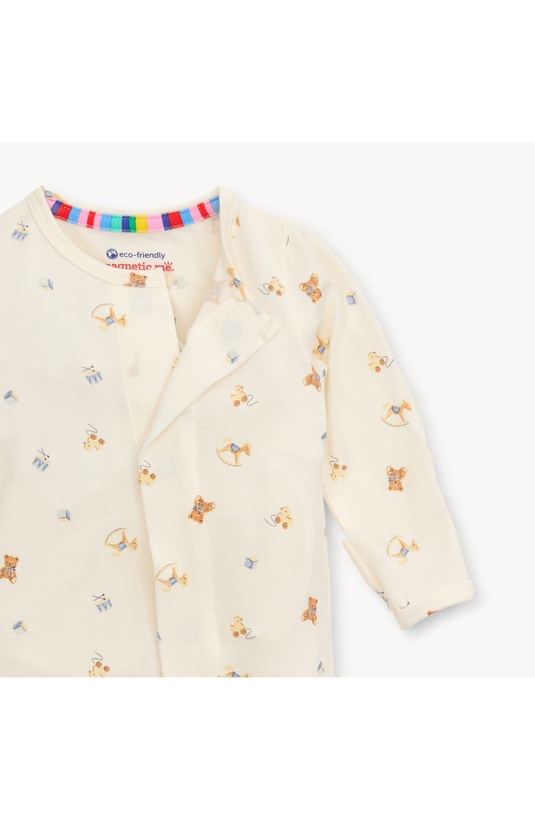 Magnetic Me Lullaby Lane Print Footie, Alternate, color, Lullaby Lane