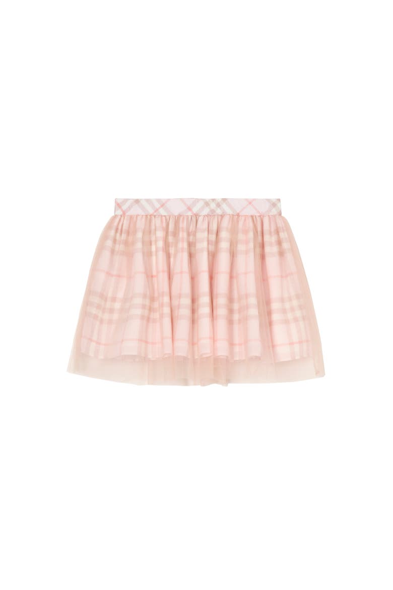 Check Silk Skirt, Alternate, color, Rose quartz
